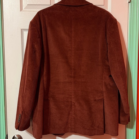 Rust Corduroy Blazer - Picture 4 of 4